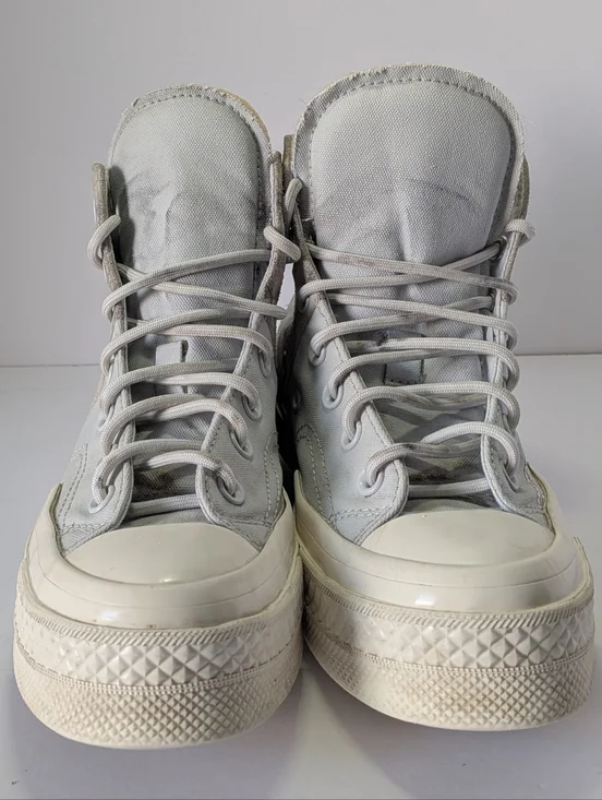 Converse Chuck 70 Plus High Top Wmns 7.5 Mixed Material Canvas Suede Streetwear - Picture 4 of 10